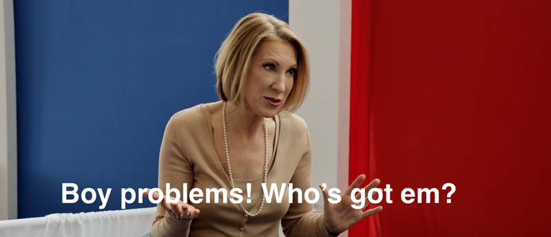 Illustration for article titled Carly Fiorina Jepsen combines the best of two Carlys on one Tumblr